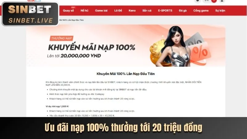 Thưởng chào mừng haha777
